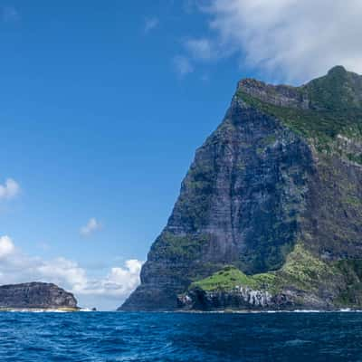 Mt Gower looking from Balls Pyramid, Lord Howe Island, NSW, Australia