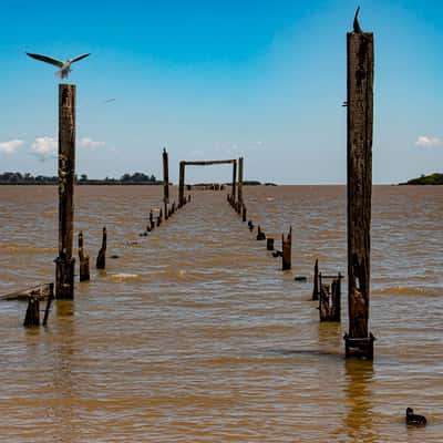 Muelle viejo, Uruguay