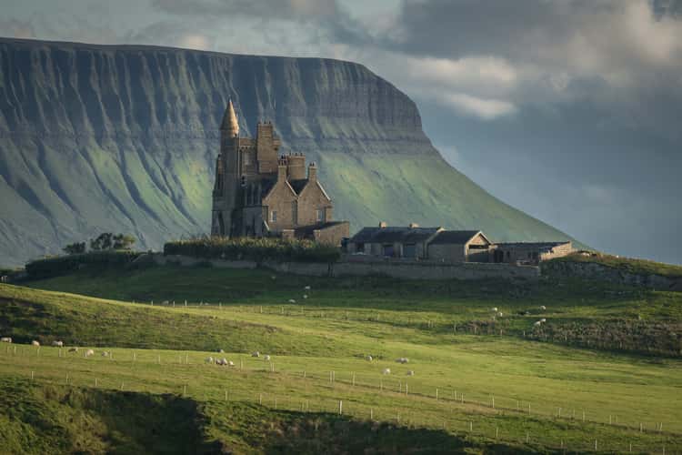 Classiebawn Castle from Mullaghmore Head