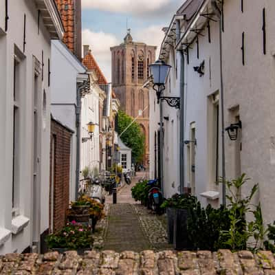 Narrow streets of Elburg, Netherlands