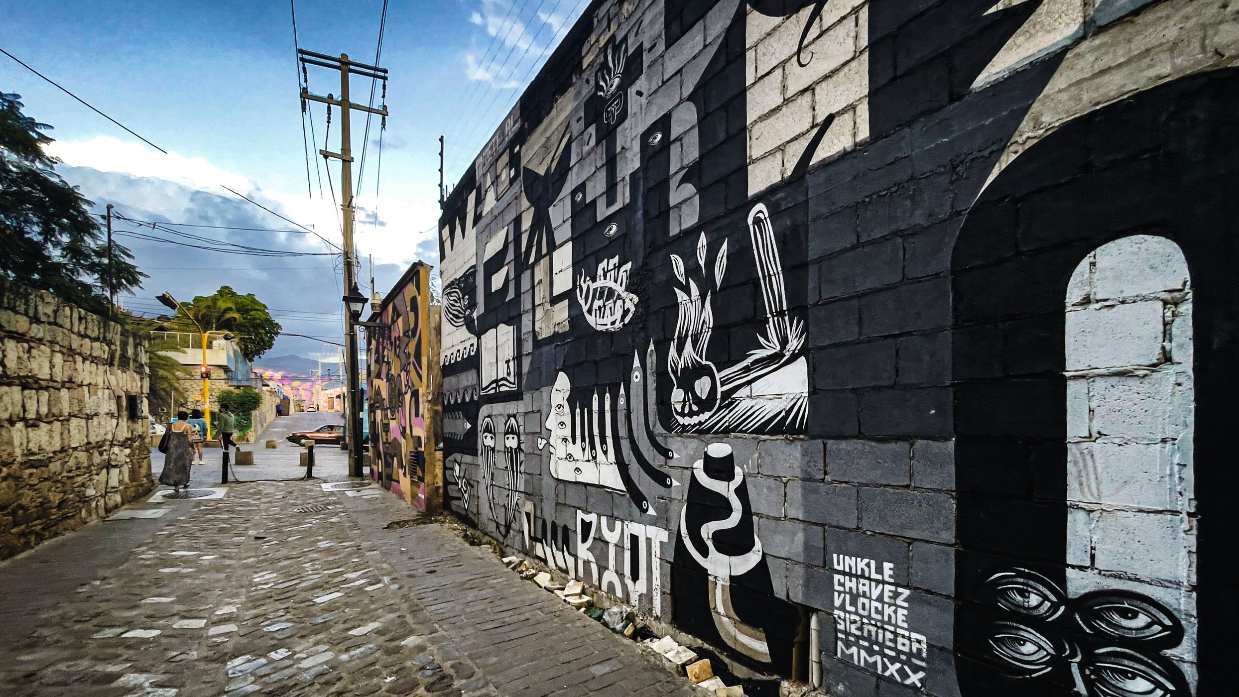 Oaxaca City, Central area street art, Mexico