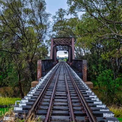 Old Railway Bridge, Moree, New South Wales, Australia