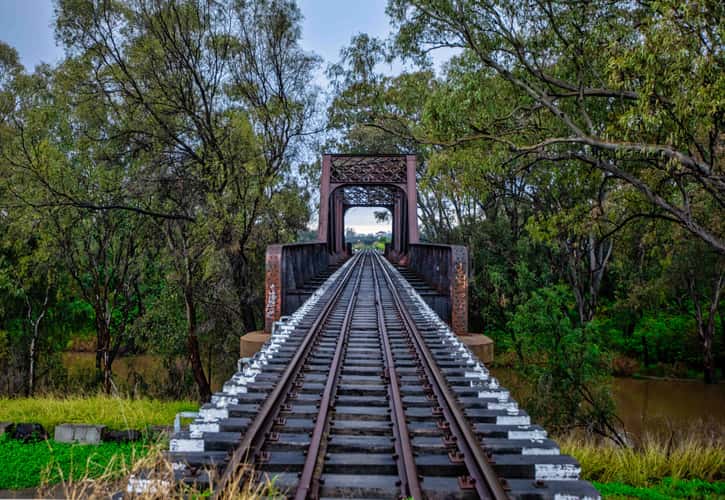 Old Railway Bridge, Moree, New South Wales