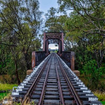 Old Railway Bridge, Moree, New South Wales, Australia