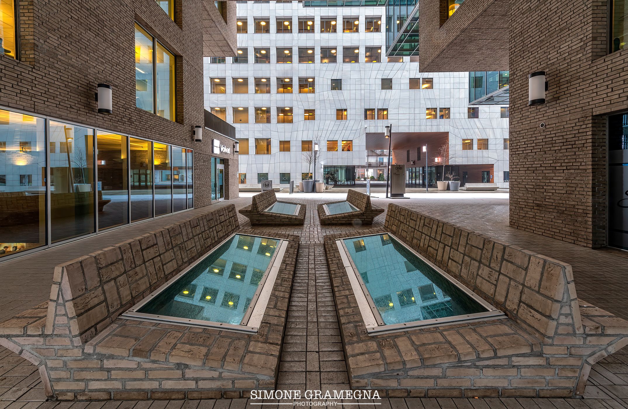 Barcode: DNB buildings, Oslo, Norway