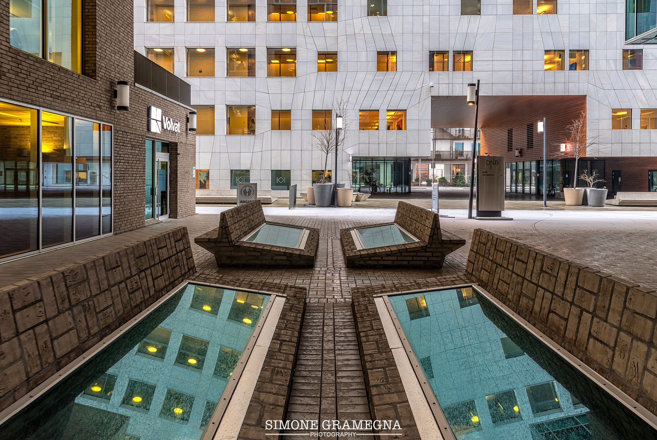 Barcode: DNB buildings, Oslo, Norway