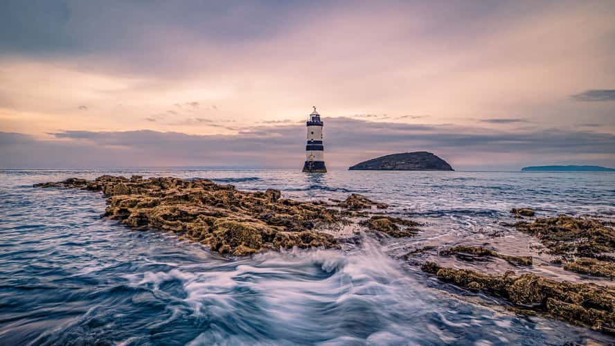 Penmon Lighthouse at Penmon Point