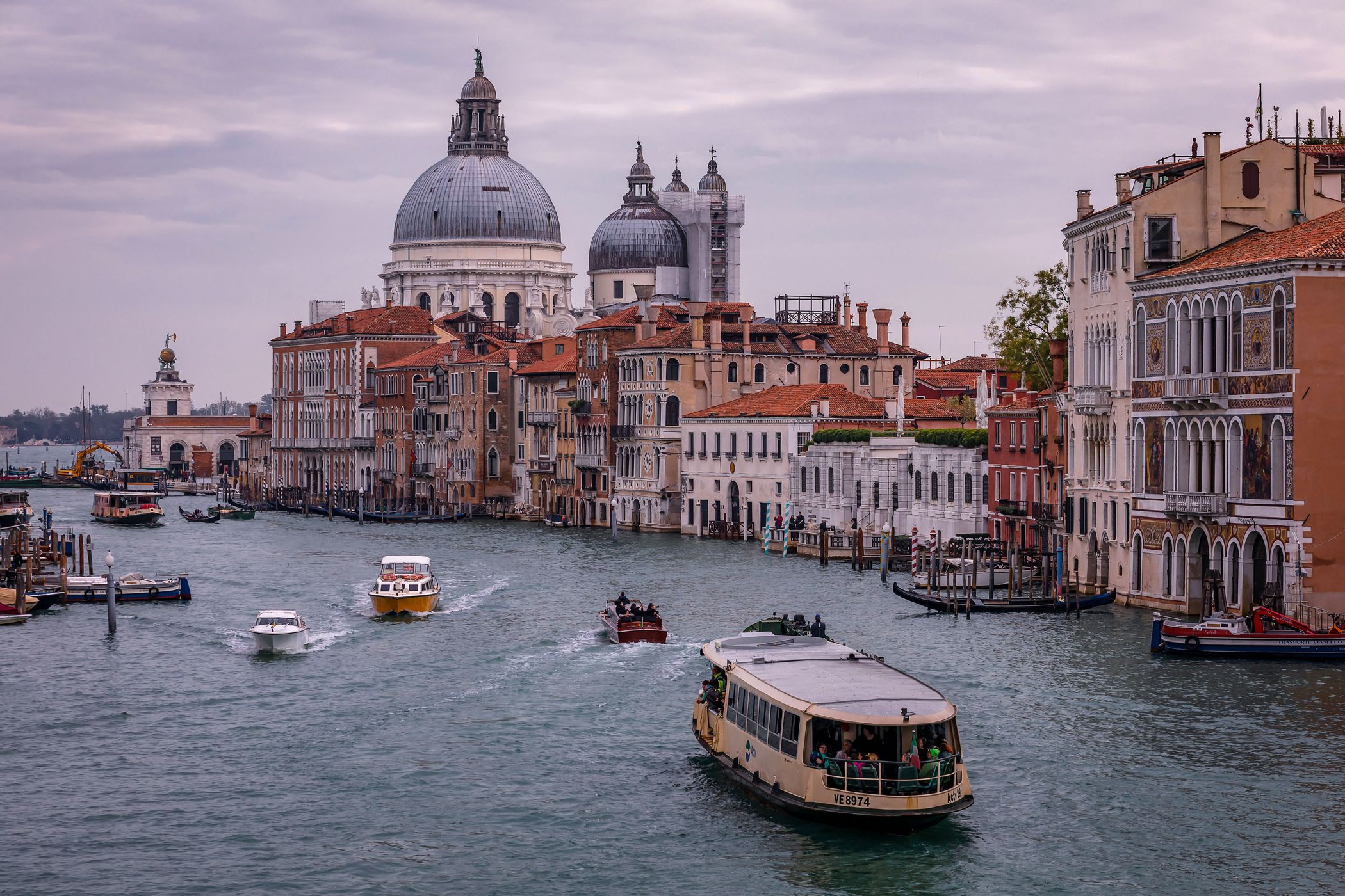 View from Ponte dell'Accademia, Venice, Italy