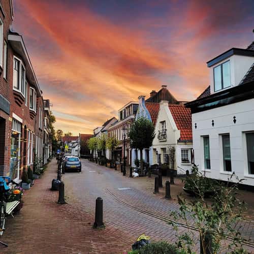 Public Street in Sloten, Amsterdam