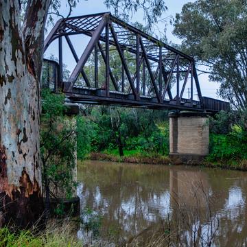 Railway Bridge, Moree, New South Wales, Australia