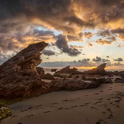 Rock formation, Signal Point, Lord Howe Island, Australia