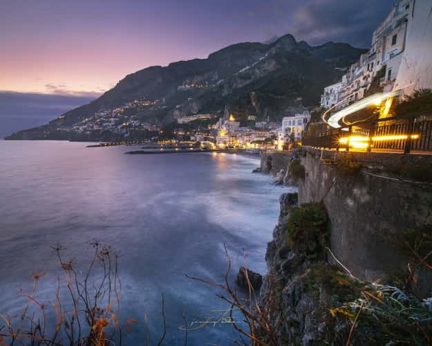 Salita Capo di Croce, overlooking the town of Amalfi
