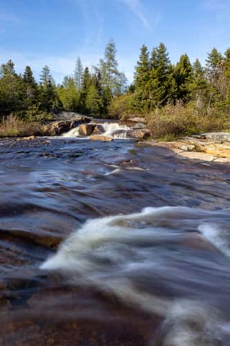 Small Waterfall in Burlington, Newfoundland