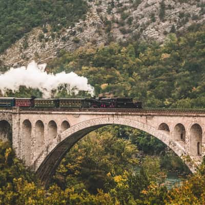 Solkan bridge viewpoint, Slovenia