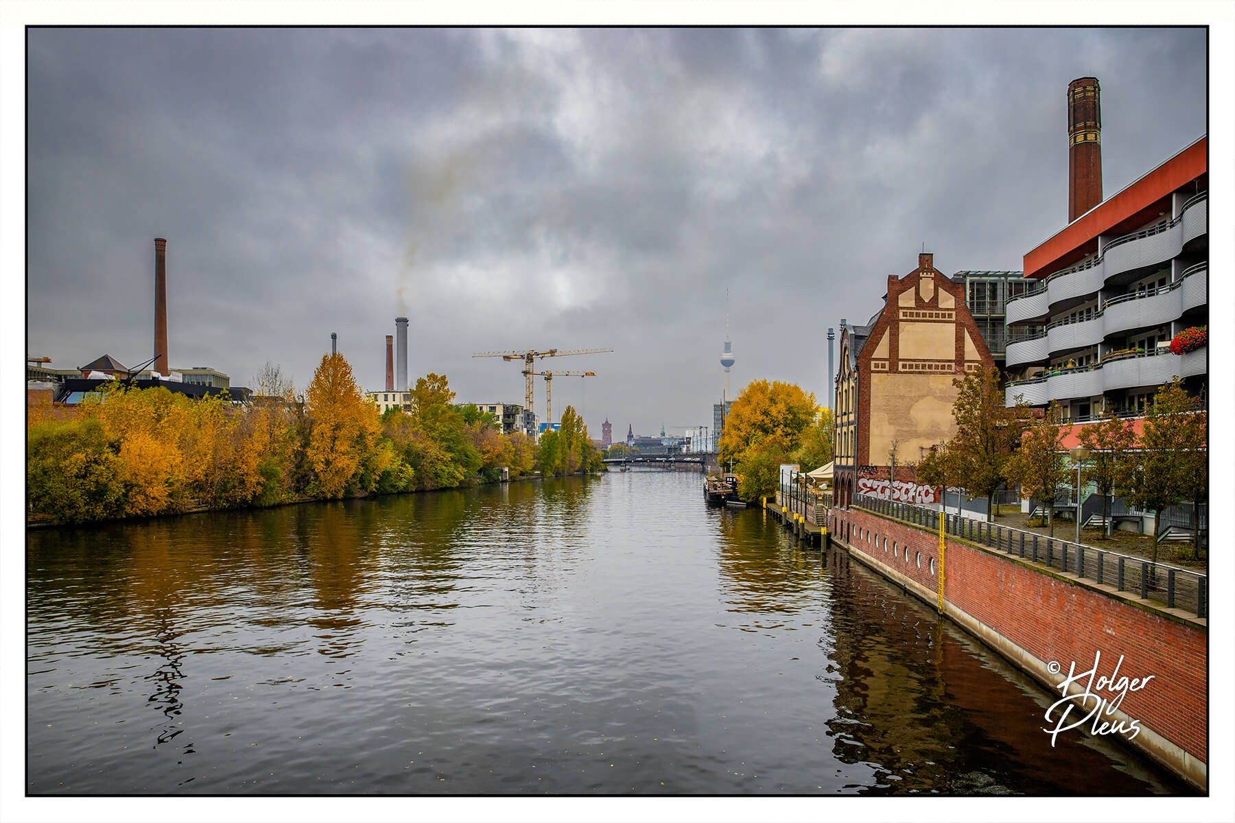 Spree as seen from Schillingbrücke, Germany