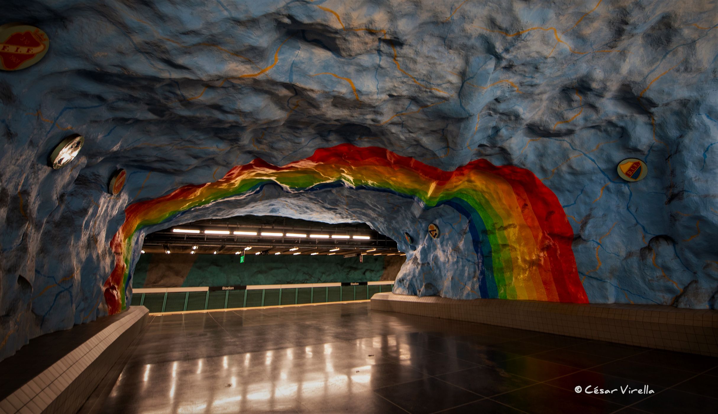 Stadion (Underground Station), Stockholm, Sweden