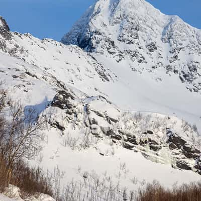 Street view on Senja, Norway