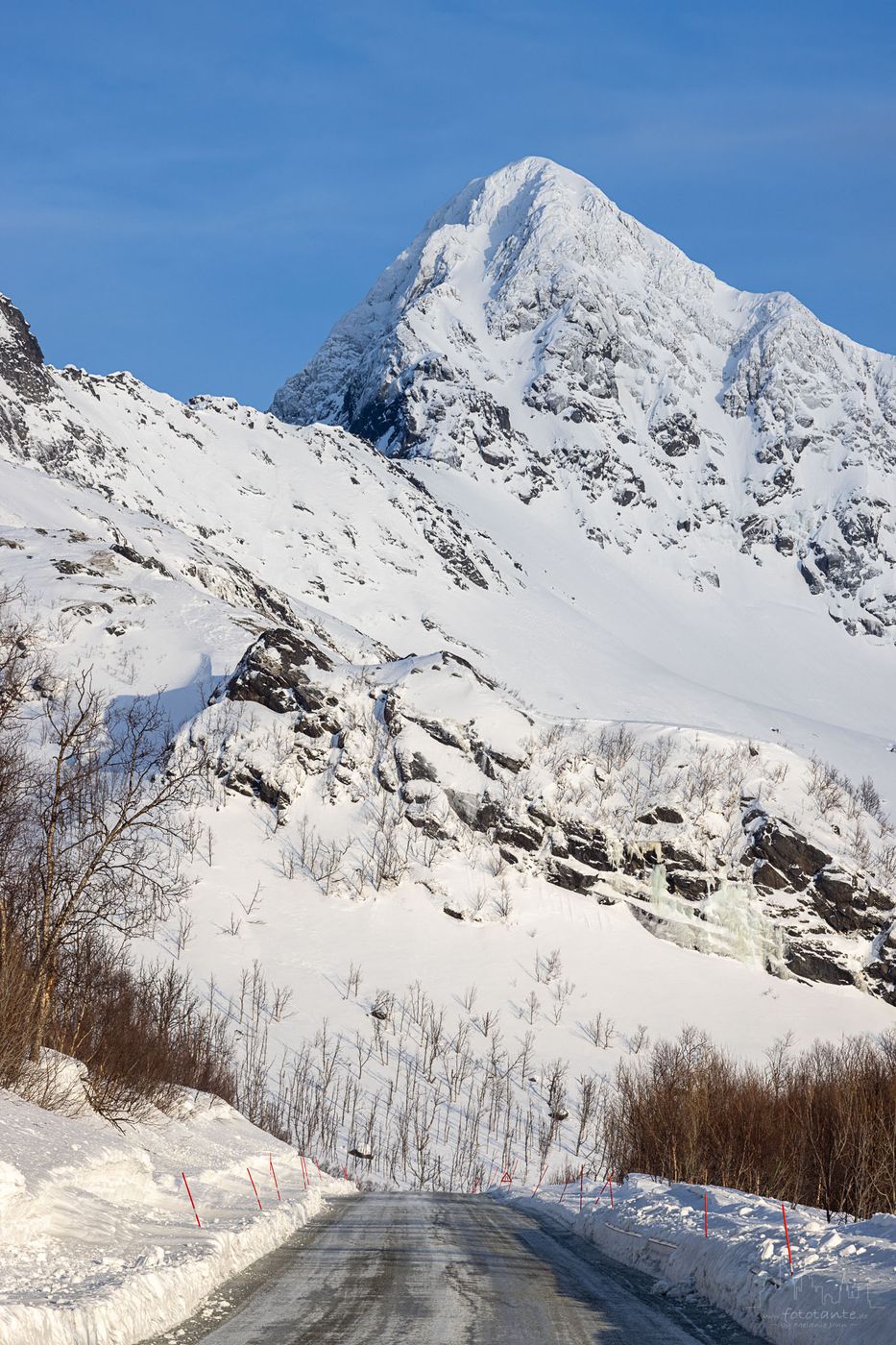 Street view on Senja, Norway