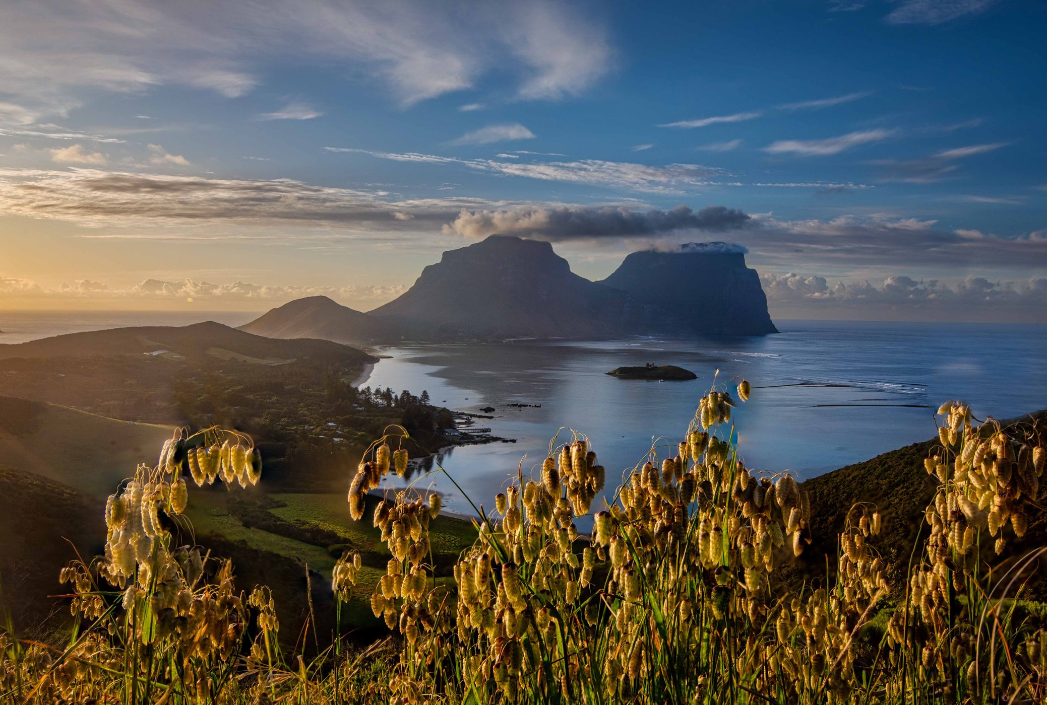 Sunrise from Kims lookout, Lord Howe Island, New South Wales, Australia