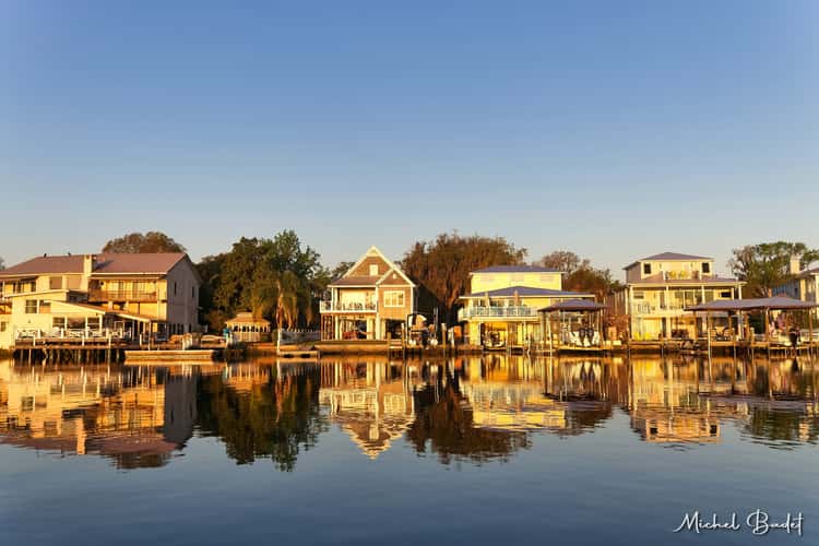 Sunrise over Cystal River