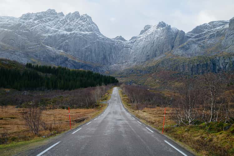 The road to Nusfjord, Lofoten