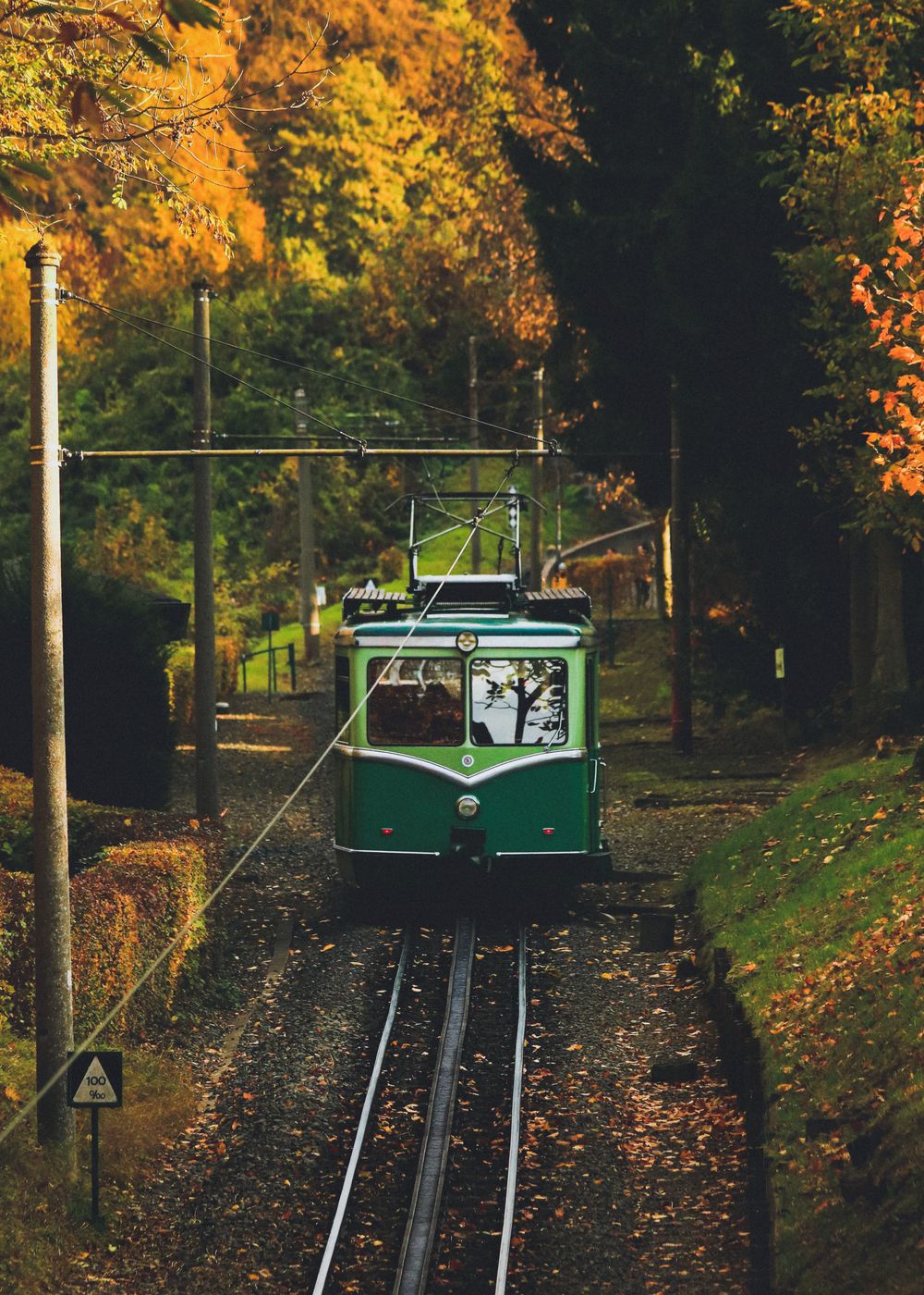 The tram to Drachenfels, Germany