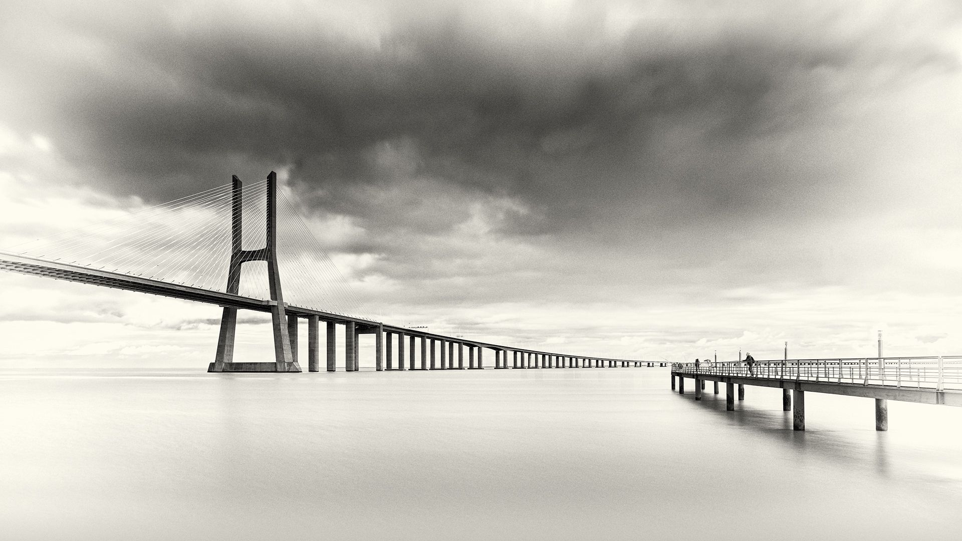 Vasco da Gama Bridge, Lisbon, Portugal