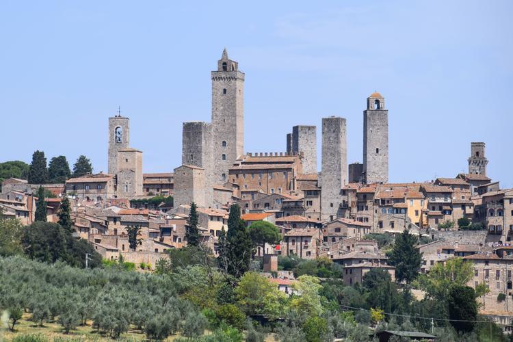 View on San Gimignano