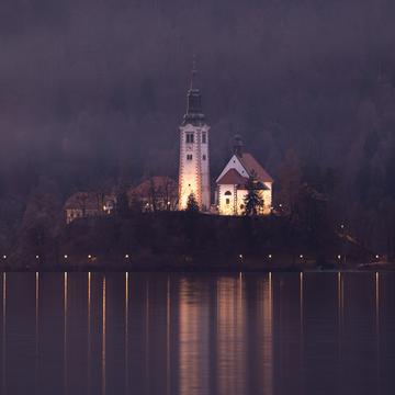 Bled lake and island, Slovenia