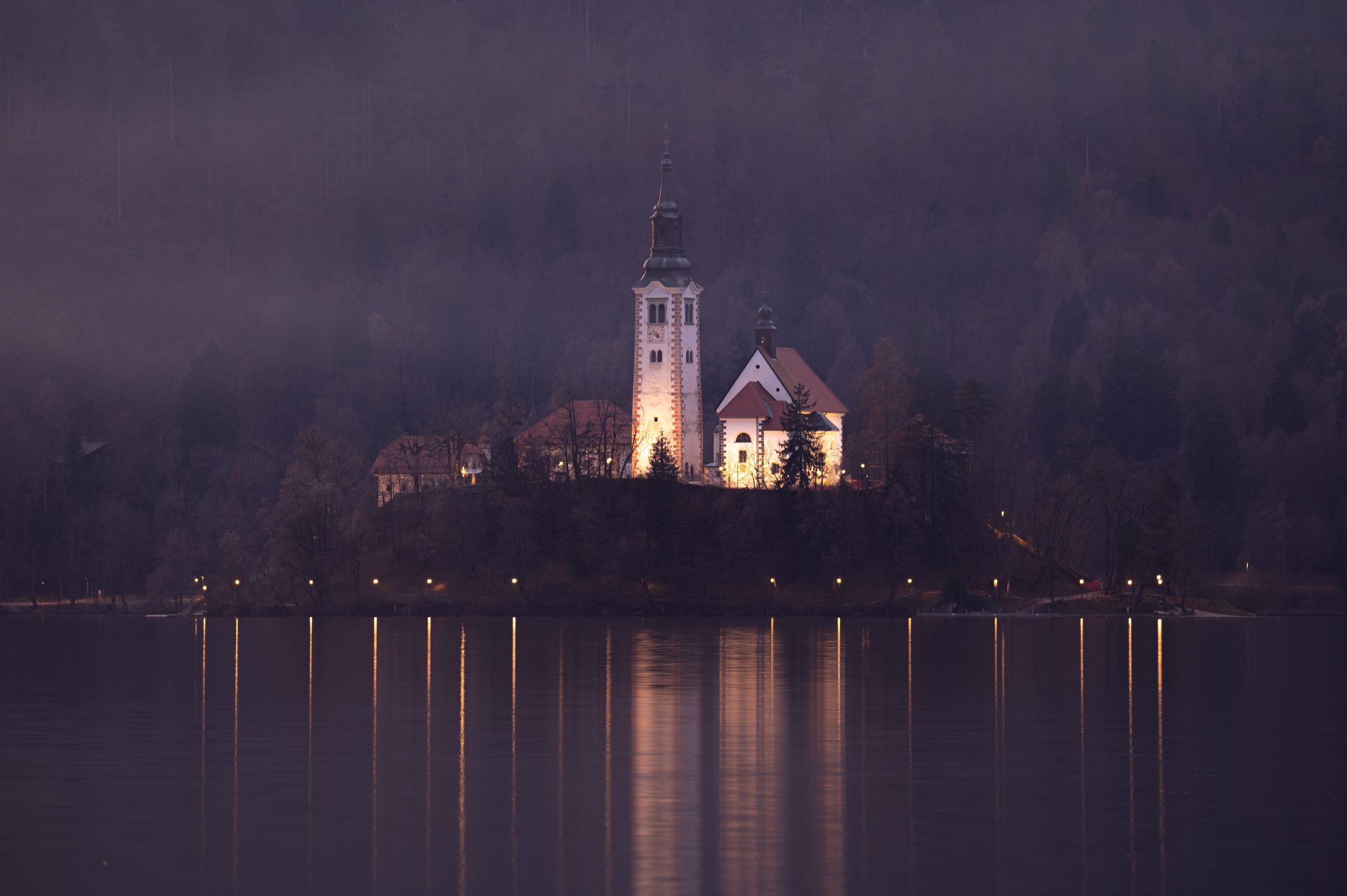 Bled lake and island, Slovenia