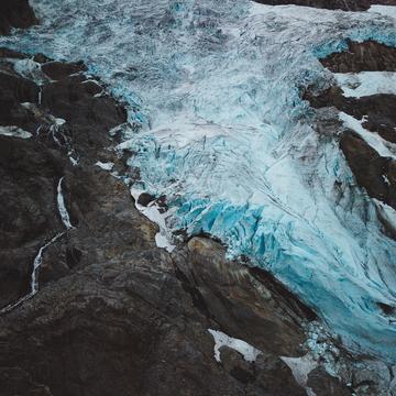 Boyabreen glacier [drone], Norway