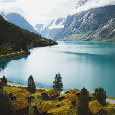 Breng seter, Lovatnet, Norway