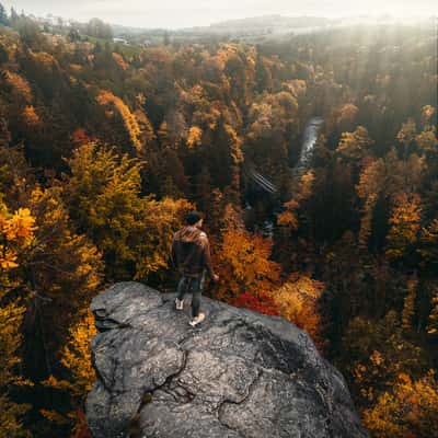 Brückenklippe (Aerial View), Germany