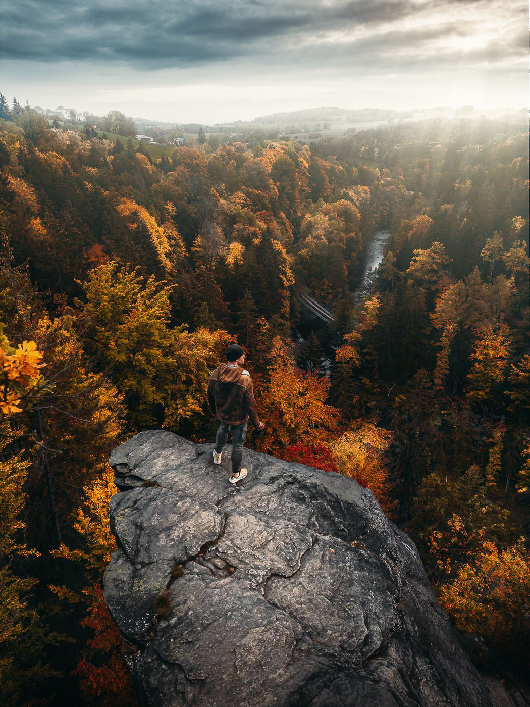 Brückenklippe (Aerial View), Germany