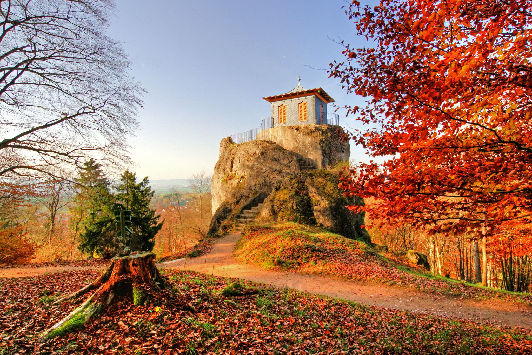 Chinese cottage in Altenstein Castle Park, Germany