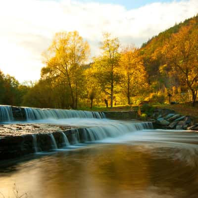 Chrysopras weir in Bad Blankenburg, Germany