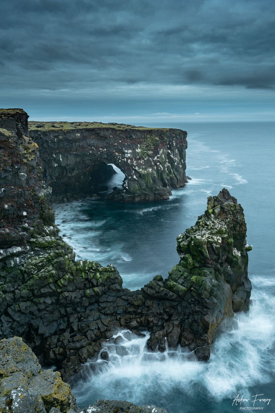 Cliffs at Svörtuloft, Iceland