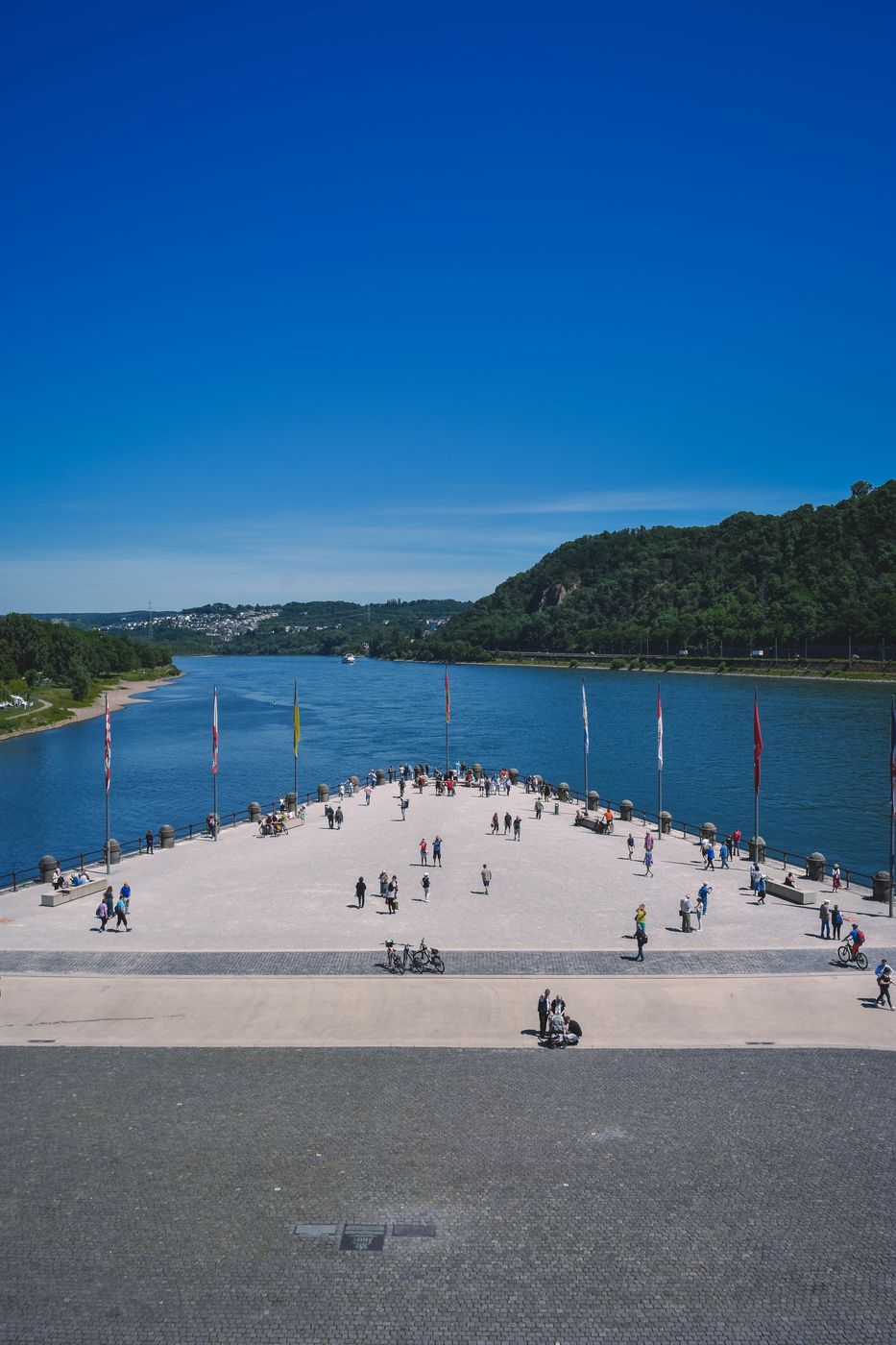 Deutsches Eck, Koblenz, Germany
