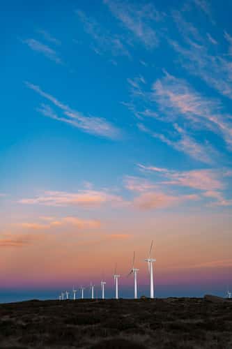 Eolic Windmills in Navas del Marqués