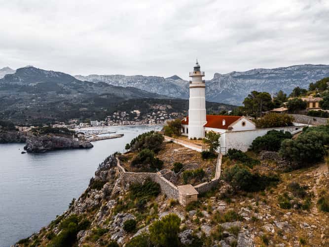 Far des Cap Gros, Cap Gros Lighthouse (Aerial View)