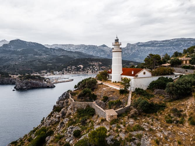 Far des Cap Gros, Cap Gros Lighthouse (Aerial View)