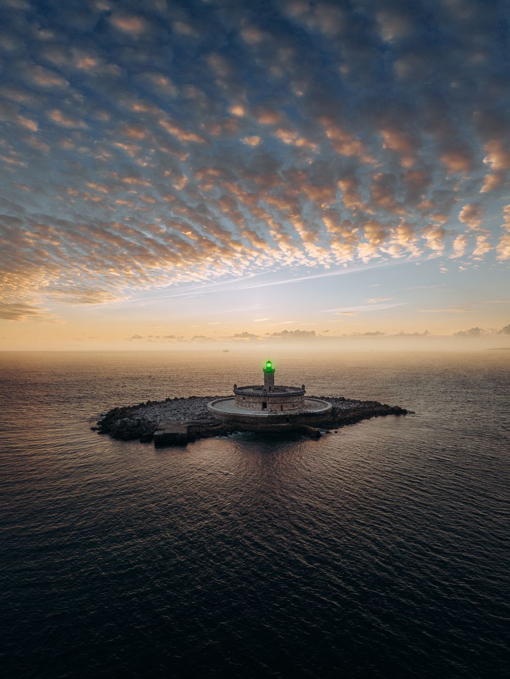 Farol do Bugio/ Bugio Lighthouse (Aerial view), Portugal