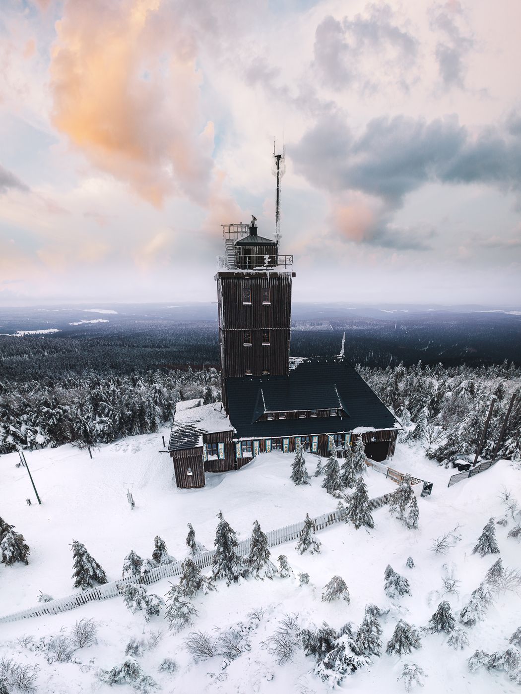 German Weather Service Building (Aerial View), Germany
