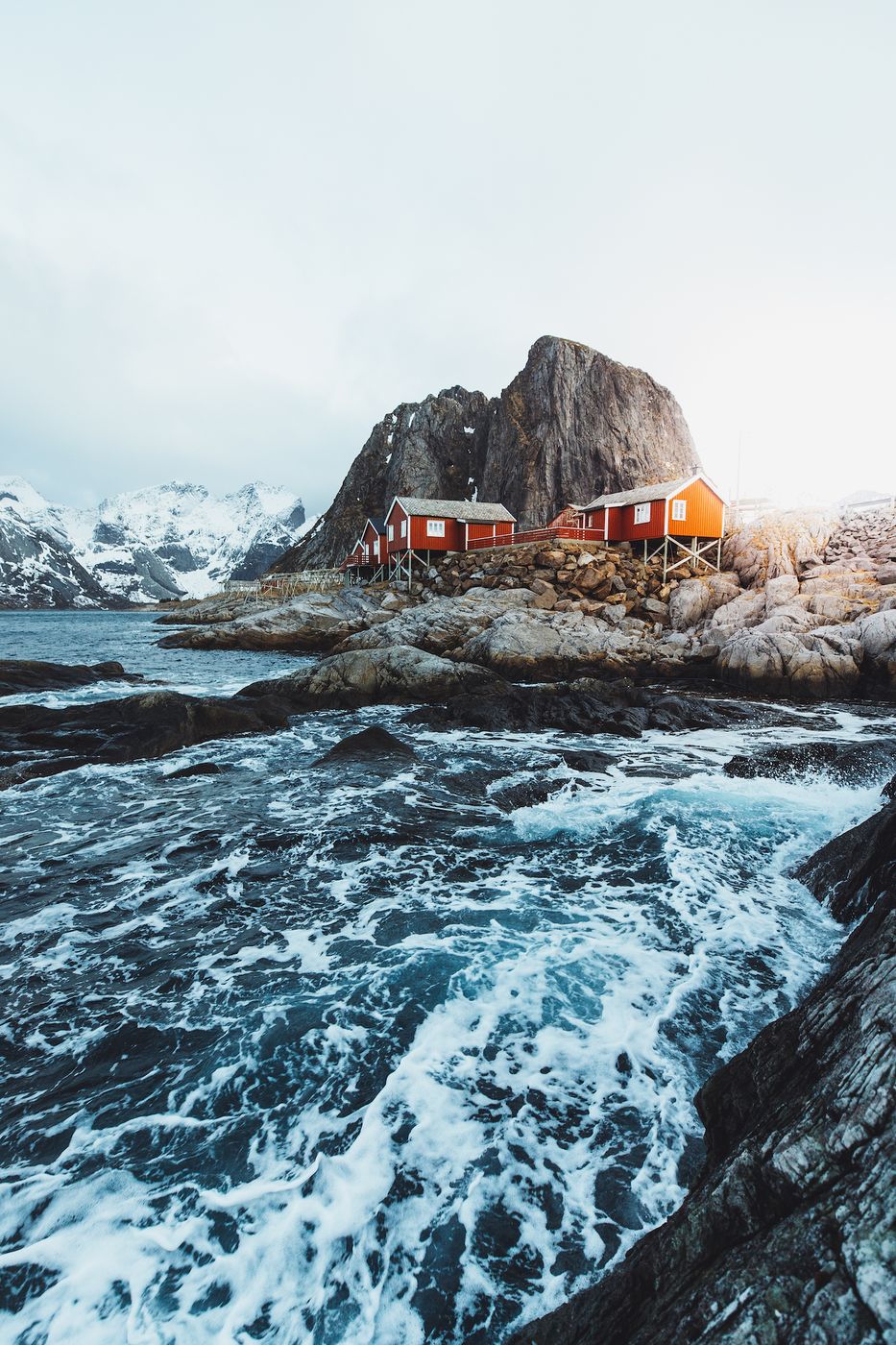 Hamnøy, classic view, Lofoten, Norway
