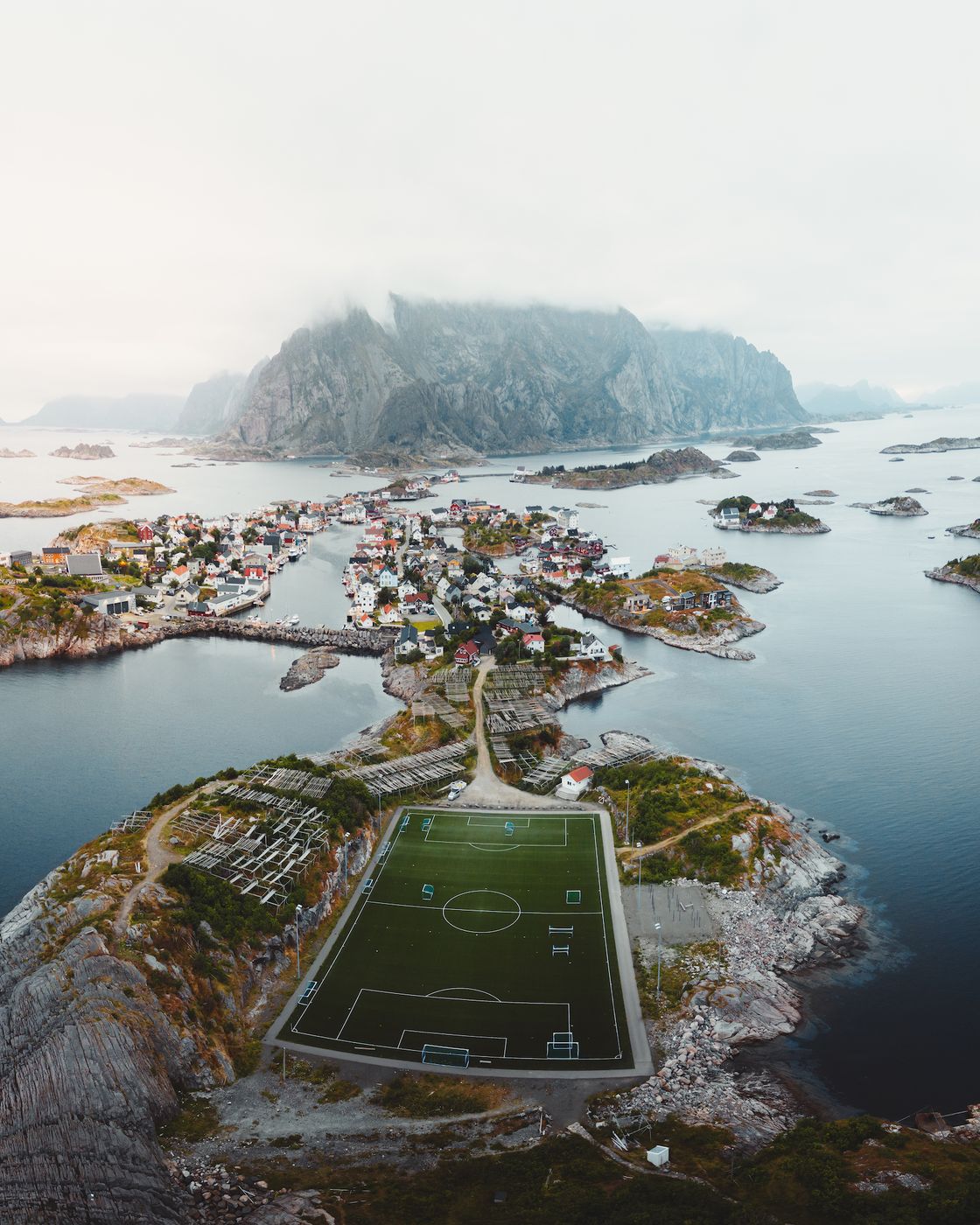 Henningsvær Soccer Field, Norway