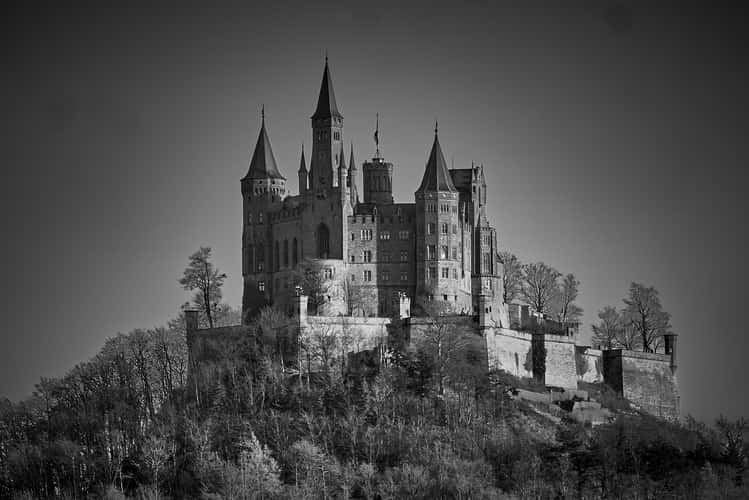 Hohenzollern Castle - View from Bisingen