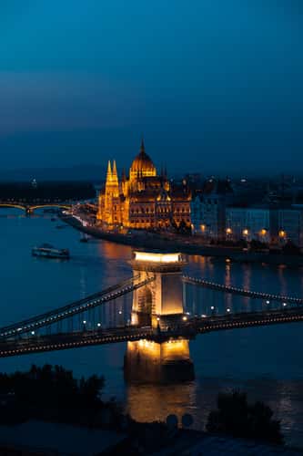Hungarian Parliament & Chain Bridge