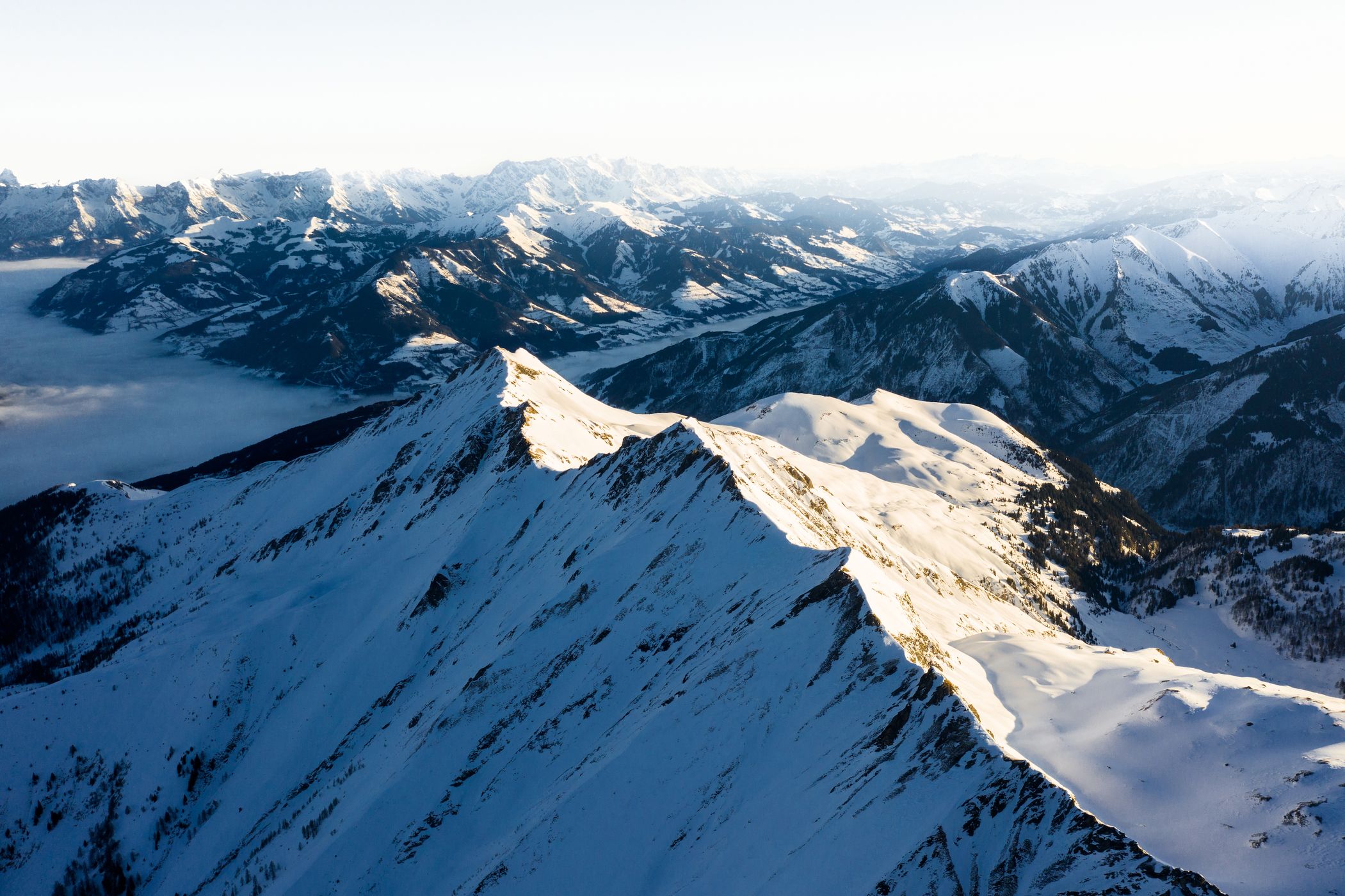 Kitzsteinhorn mountain ridge, Austria