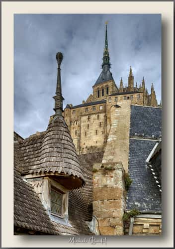 Inside the town Le Mont-Saint-Michel