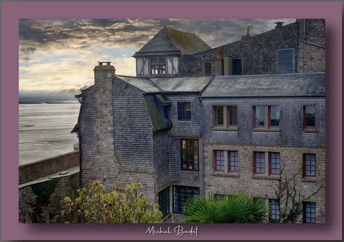 Inside the town Le Mont-Saint-Michel